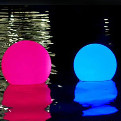 LED حمام سباحة أضواء لامعة كرة مقاومة للماء عائمة 16 لون متغير