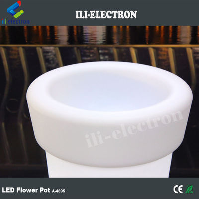 مصباح Highboy LED وعاء زهور اصطناعي مع 16 لون متغير مع التحكم عن بعد