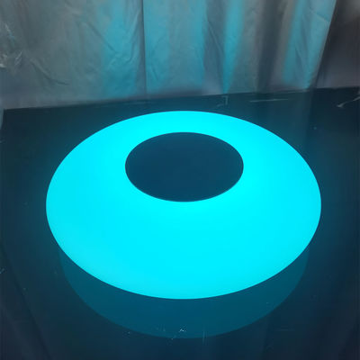 مصابيح LED UFO شكل حمام المسبح مضيئة تعمل بالطاقة الشمسية للزينة الحديقة