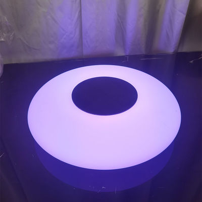 مصابيح LED UFO شكل حمام المسبح مضيئة تعمل بالطاقة الشمسية للزينة الحديقة