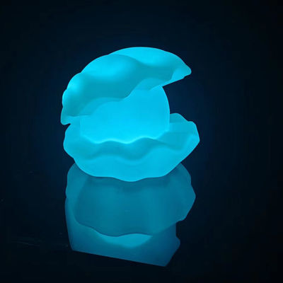 16 لون متغير ضوء ليلي لاسلكي RGB LED ضوء قشرة البحر