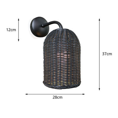خارجية مقاومة للماء الفناء الشرفة الممر الفندق الحائط مصباح Sconce داخلية الحائط