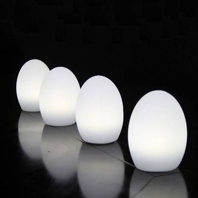 مصابيح LED بدون سلك في شكل بيضة ، مصباح مزاج بيضة لنادي ليلي في الهواء الطلق