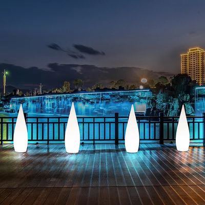 المصابيح البلاستيكية المضيئة مصباح الأرضية للزينة الحديقة الخارجية الحفلة
