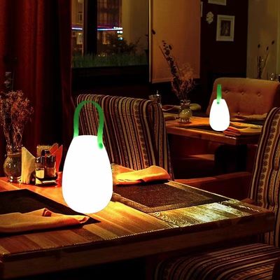 2700K CCT بلاستيك LED مصباح محمول قابلة لإعادة الشحن للمطعم