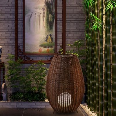 مصباح الشارع الممر الشرفة الطرف الخارجي المقاوم للماء مصباح العشب الروتاني مصباح الأرضية LED