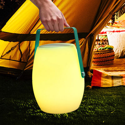 مصباح LED محمول مخصص 4100K ملون قابلة لإعادة الشحن للتخييم