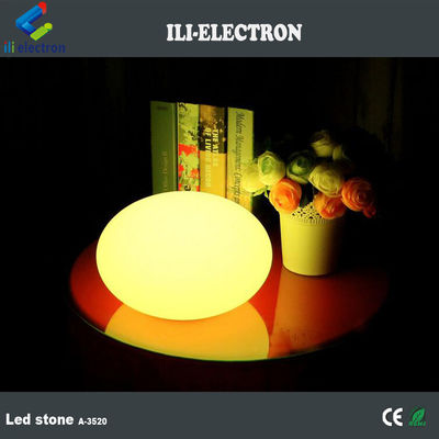 16 لون متغير البلاستيك LED صخرة لامعة