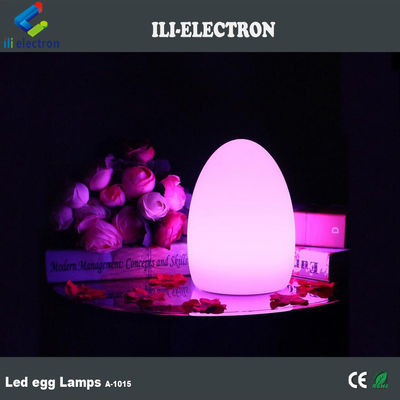 مصابيح LED مصابيح صغيرة على شكل بيضة 16 لون متغير مع التحكم عن بعد