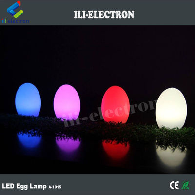 مصابيح LED مصابيح صغيرة على شكل بيضة 16 لون متغير مع التحكم عن بعد