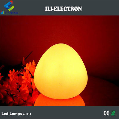 ضوء ليلي ملون على شكل بيضة مصباح LED لاسلكي مع جهاز تحكم عن بعد