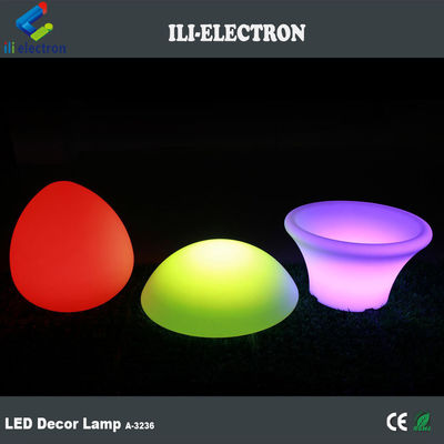 مصابيح بلاستيكية في الخارج على شكل بيضة LED 4400mah مع نمط قطرة الماء