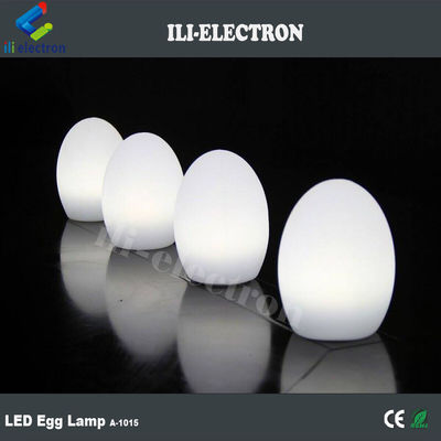 إضاءة LED مصباح طاولة شكل بيضة مع 16 لون متغير