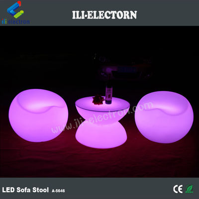 أثاث صالون LED من البلاستيك التجاري الأسلوب الحديث للحدث
