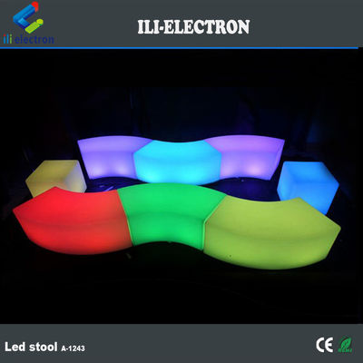 جهاز التحكم عن بعد بلاستيك شفاف مصابيح LED السحرية مقعد الكرسي