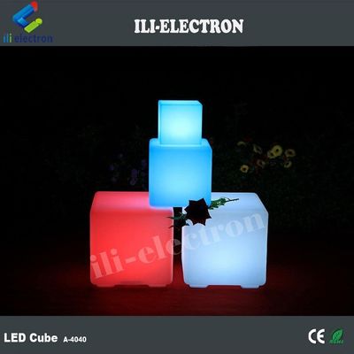ضوء مكعب LED خارجي تجاري ، مقاعد حانة مضاءة مع شهادة CE ROHS