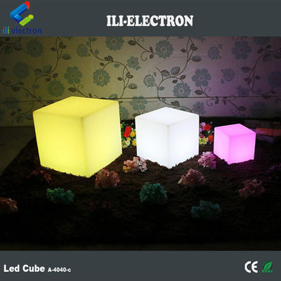التحكم عن بعد LED مكعب ضوء ليلي مضاء Rgb تغيير اللون بطارية قابلة لإعادة الشحن