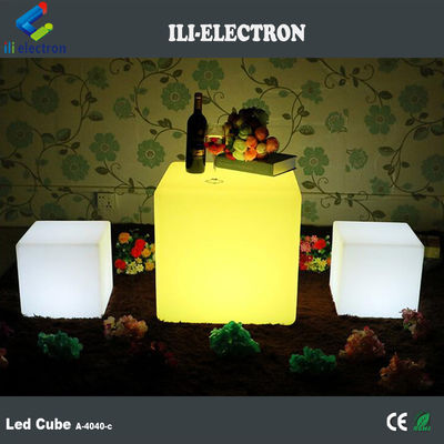 التحكم عن بعد LED مكعب ضوء ليلي مضاء Rgb تغيير اللون بطارية قابلة لإعادة الشحن
