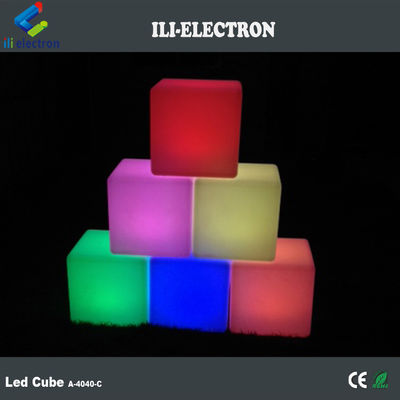 التحكم عن بعد LED مكعب ضوء ليلي مضاء Rgb تغيير اللون بطارية قابلة لإعادة الشحن