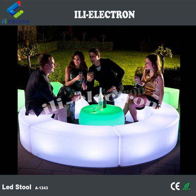 تجاري منحني LED بار أثاث كرسي للحديقة في الهواء الطلق