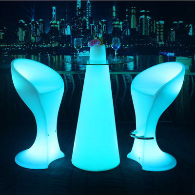 RGB تغيير اللون LED طاولة شريط، طاولة الكوكتيل المتوهجة الحديثة