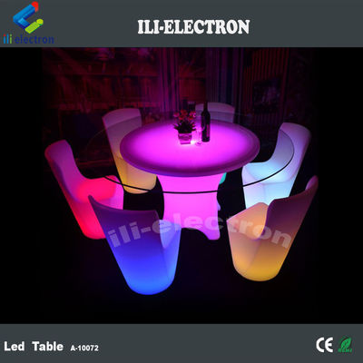 أجهزة الإضاءة المعدات LED طاولات العشاء المستديرة