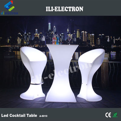 طلاء الدوار البلاستيكي تغيير اللون الحديث أثاث شريط LED الطاولة