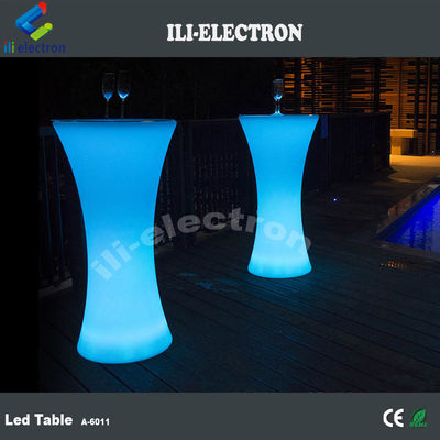 مائدة مطعم LED عالية المستخدمة في الداخل والخارج