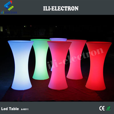 مائدة مطعم LED عالية المستخدمة في الداخل والخارج