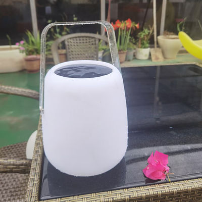 مصباح شمسي محمول LED فانوس 5000K IP65 مقاوم للماء التحكم عن بعد