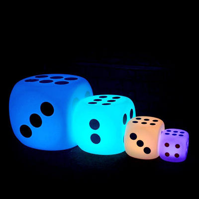 مضاءة في الهواء الطلق مصباح LED مكعب الضوء النمط 15cm 20cm 30cm IP65 مقاوم للماء للفعاليات في الهواء الطلق