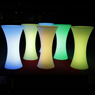 طاولة الكوكتيل LED للحفلات الحفلة الزفاف بار نادي حانة طريقة الشحن عن طريق البحر