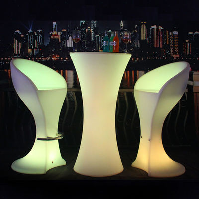 طاولة الكوكتيل LED للحفلات الحفلة الزفاف بار نادي حانة طريقة الشحن عن طريق البحر