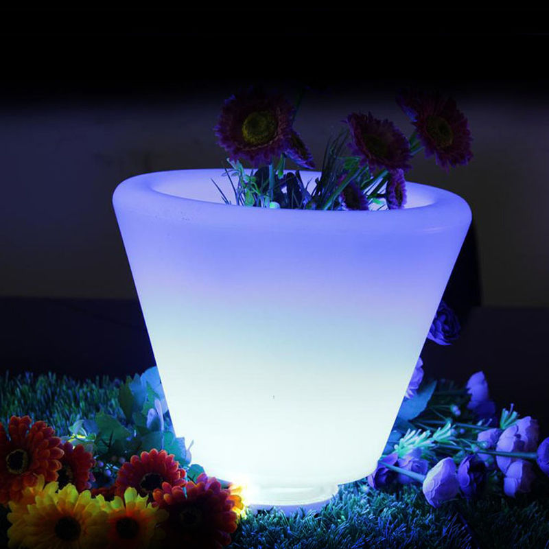 التحكم اللاسلكي LED دلو الثلج المحمول تغيير اللون مضاءة