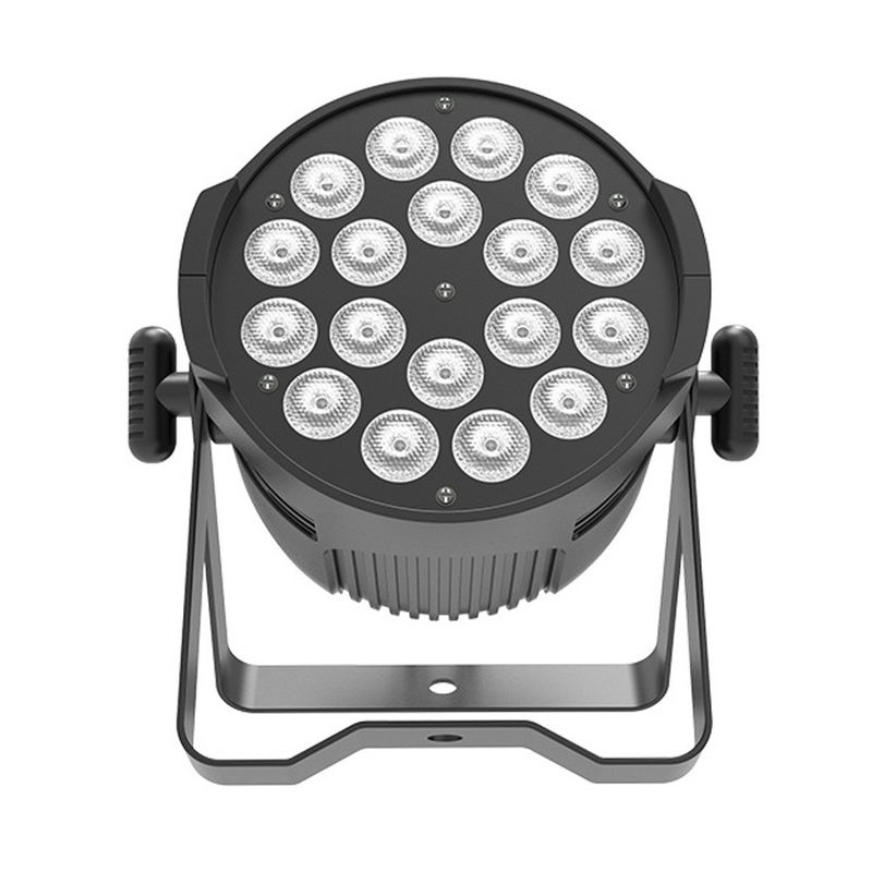 LED18 10W رأس متحرك مصابيح المسرح LED الملونة مقاومة للماء لحفلات الزفاف